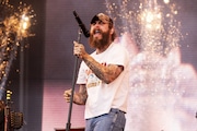 Post Malone performs at Outside Lands Music Festival on Sunday, Aug. 11, 2024, in San Francisco.