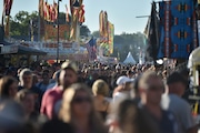 The New York State Fair was packed on Saturday setting an attendance record of 147,749 through the gates, Geddes, NY, Saturday Aug. 31, 2019 Scott Schild | sschild@syracuse.com