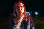 The state has called to remove Supreme Court Judge Erin Gall, seen here on body-camera footage, after she had a "racially offensive" and "profane" display at a party.