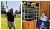 Matt Costello adn Tina Ashlaw each recorded a hole in one recently. Provided Photos.