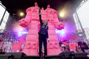 Wayne Coyne- The Flaming Lips perform at Beak and Skiff in LaFayette N.Y., July 23, 2024.  Dennis Nett | dnett@syracuse.com