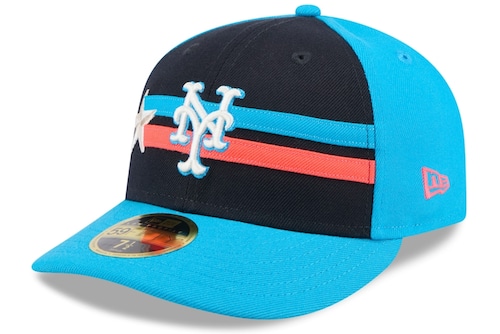 A photo of the New York Mets All-Star hat.