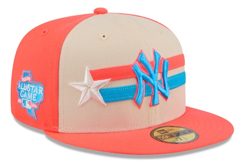 A photo of the New York Yankees All-Star hat.