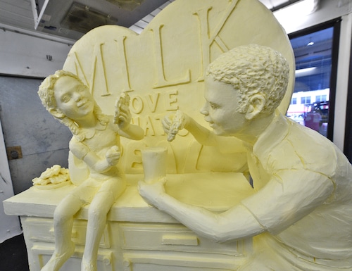 NYS Fair butter sculptures: 2019