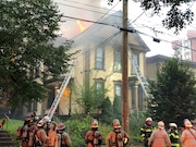 The fire at 215 Green St. was reported around 7:30 p.m. on Monday, Aug. 12, 2024.