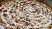 A chicken bacon ranch pizza from The Pizza Cutters, the 32nd stop of our CNY Pizza Tour. (Charlie Miller | cmiller@syracuse.com)