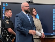 Vladimir Fernandez, 26, appears for sentencing with his attorney Ken Christopher on Tuesday, Aug. 20, 2024.