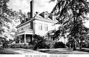 The house at 727 Comstock Ave. in Syracuse was for nearly a century used by Syracuse University fraternities. (Provided by Syracuse University)